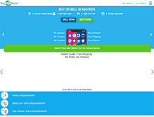 Tablet Screenshot of buybackworld.com